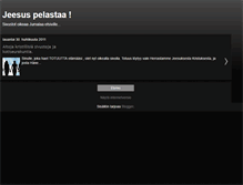 Tablet Screenshot of jeesuspelastaa.blogspot.com