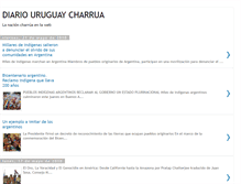 Tablet Screenshot of diariouruguaycharrua.blogspot.com