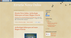 Desktop Screenshot of etrurianovaonlus.blogspot.com