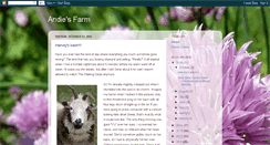 Desktop Screenshot of andiesfarm.blogspot.com