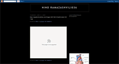 Desktop Screenshot of nino-ramazashvili.blogspot.com