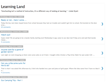 Tablet Screenshot of learningland.blogspot.com