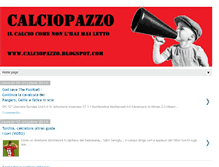 Tablet Screenshot of calciopazzo.blogspot.com