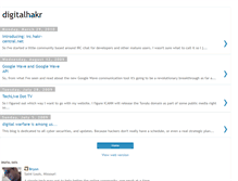 Tablet Screenshot of digitalhakr.blogspot.com