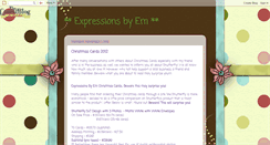 Desktop Screenshot of expressionsbyem.blogspot.com