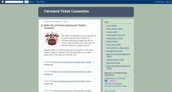 Desktop Screenshot of clevelandtickets.blogspot.com