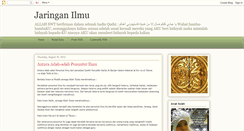 Desktop Screenshot of jaringan-ilmu.blogspot.com