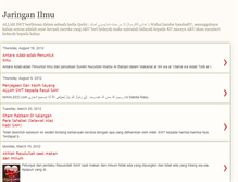 Tablet Screenshot of jaringan-ilmu.blogspot.com