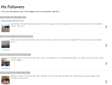 Tablet Screenshot of hisfollowers.blogspot.com