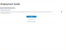 Tablet Screenshot of amemploymentguide.blogspot.com