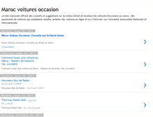 Tablet Screenshot of maroc-voiture-occasion.blogspot.com