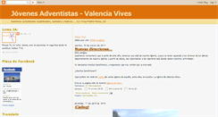 Desktop Screenshot of jovenesadventistas-valencia.blogspot.com