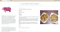 Desktop Screenshot of laricettadelporco.blogspot.com