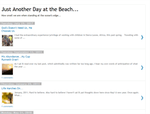 Tablet Screenshot of justanotherdayatthebeach.blogspot.com