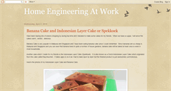 Desktop Screenshot of homeengineeringatwork.blogspot.com