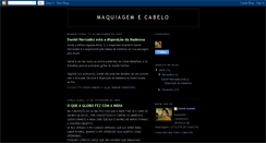 Desktop Screenshot of cabeloemaquilagem.blogspot.com