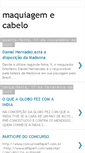 Mobile Screenshot of cabeloemaquilagem.blogspot.com
