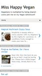 Mobile Screenshot of misshappyvegan.blogspot.com