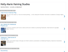 Tablet Screenshot of holly-mariehainingstudios.blogspot.com