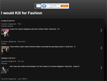 Tablet Screenshot of killerforfashion.blogspot.com