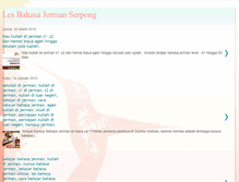 Tablet Screenshot of lesbahasajermanserpong.blogspot.com