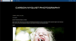 Desktop Screenshot of carson-nyquist.blogspot.com