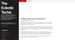 Desktop Screenshot of eclectictechie.blogspot.com