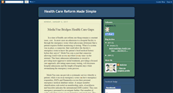 Desktop Screenshot of healthcarereform-medicvue.blogspot.com