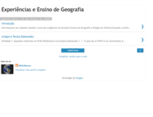 Tablet Screenshot of experienciaemgeografia.blogspot.com