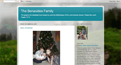 Desktop Screenshot of benavides-family-blog.blogspot.com