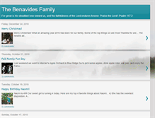 Tablet Screenshot of benavides-family-blog.blogspot.com