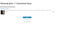 Tablet Screenshot of clementinepress.blogspot.com