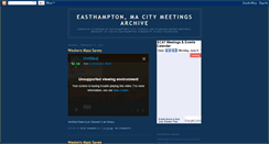 Desktop Screenshot of easthamptoncitycouncil.blogspot.com