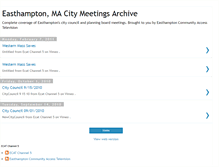 Tablet Screenshot of easthamptoncitycouncil.blogspot.com