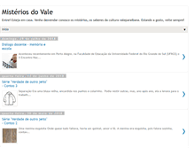 Tablet Screenshot of misteriosdovale.blogspot.com