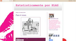 Desktop Screenshot of estatisticamenteporelas.blogspot.com