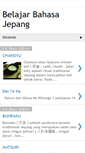 Mobile Screenshot of belajarnihongo.blogspot.com
