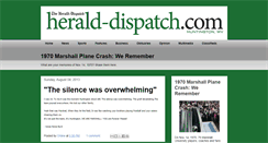 Desktop Screenshot of herald-dispatchblogs09.blogspot.com