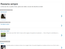 Tablet Screenshot of possiamosempre.blogspot.com