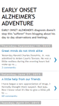 Mobile Screenshot of alzheimeradventure.blogspot.com