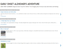 Tablet Screenshot of alzheimeradventure.blogspot.com
