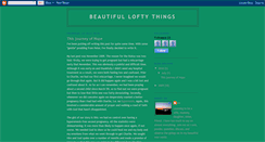 Desktop Screenshot of beautifulloftythings-keg.blogspot.com