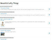 Tablet Screenshot of beautifulloftythings-keg.blogspot.com