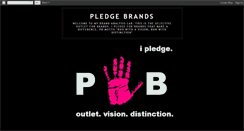 Desktop Screenshot of i-pledge-brands.blogspot.com