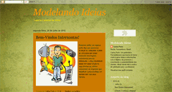 Desktop Screenshot of modelandoideias.blogspot.com