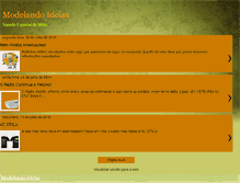 Tablet Screenshot of modelandoideias.blogspot.com