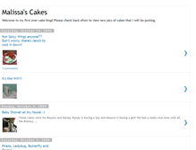 Tablet Screenshot of malissascakes.blogspot.com