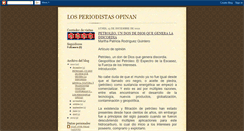 Desktop Screenshot of losperiodistasopinan.blogspot.com
