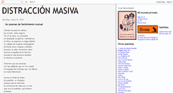 Desktop Screenshot of distraccionmasiva.blogspot.com