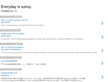 Tablet Screenshot of everydayissunny.blogspot.com